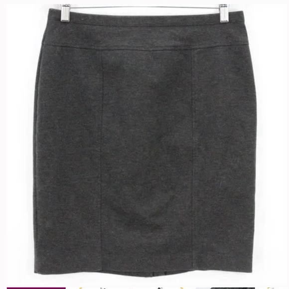 Ellen Tracy Dresses & Skirts - Ellen Tracy Grey Fitted Pencil Skirt Size Medium